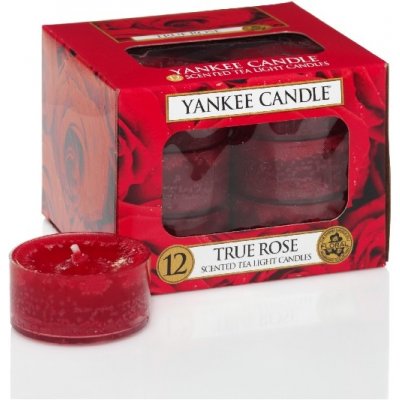 Yankee Candle True Rose 12 x 9,8 g – Zbozi.Blesk.cz