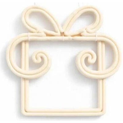 DECOLED ECOprint ozdoba vánoční dárek 30 cm bílá, 3D tisk, plast, venkovní – Hledejceny.cz