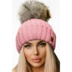 Fashionweek dámská zimní čepice s bambulí flísová podšívka Jenot Woolk Rita Růžovy – Hledejceny.cz