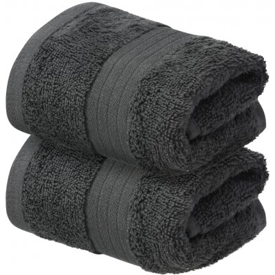 Livarno ručník pro hosty 30 x 50 cm 2 kusy šedá – Sleviste.cz