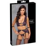 Cottelli Bondage Elegant Floral Bralette Set 2214440 Purple – Zboží Dáma