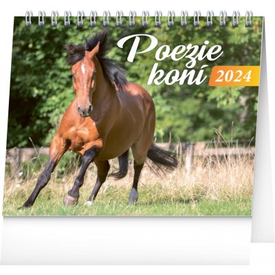 Presco Group Stolní Poezie koní 16,5 × 13 cm 2024 – Zbozi.Blesk.cz