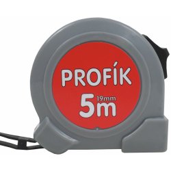 TOPTRADE metr svinovací PROFÍK jednobrzdový 19 mm x 5 m