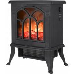 Mission Air Stojící elektrický krb s topením 1800 W 38 x 44 x 23 cm černý – Hledejceny.cz