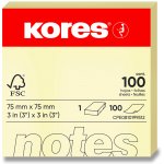 Kores samolepicí bloček 75 x 75 mm, 100 listů – Hledejceny.cz
