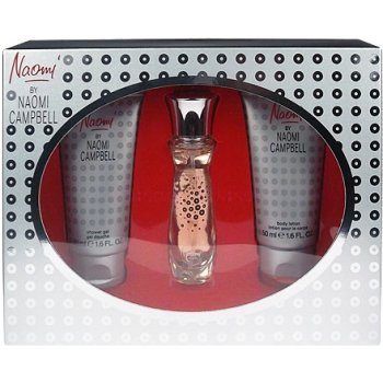 Naomi Campbell Naomi EDT 15 ml + sprchový gel 50 ml + tělové mléko 50 ml dárková sada