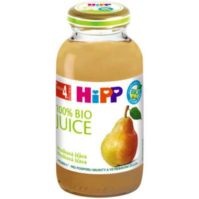 HiPP 100% Hrušková šťáva BIO 4m 200 ml – Zbozi.Blesk.cz
