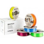 Spectrum Premium PLA, 1,75mm, 5x250g mix Polar White, Deep Black, Lion Orange – Zboží Živě