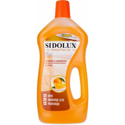 Sidolux Premium na dřevěné a laminátové podlahy Pomerančový olej 750 ml