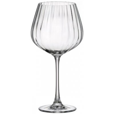 Bohemia Crystal Sklenice červené víno Columba Optic 6 x 640 ml – Sleviste.cz