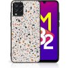 Pouzdro a kryt na mobilní telefon Samsung PROTEMIO 71423 MY ART Ochranný kryt pre Samsung Galaxy M33 5G BEIGE TERRAZZO (162)