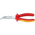 KNIPEX 2626200 půlkulaté s břity, čelisti zahnuté 40°, 200 mm, izolované 1000 V – Zboží Dáma