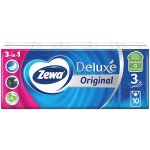 Zewa deluxe papírové kapesníčky 3-vrstvé 10 x 10 ks – Sleviste.cz