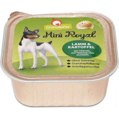 GranataPet Mini Royal Adult Dog jehněčí a brambory 22 x 150 g – Zboží Mobilmania