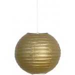 Lampion ZLATÝ 25 cm – Hledejceny.cz