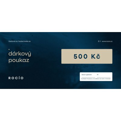 Rocío poukázka 500 Kč – Sleviste.cz