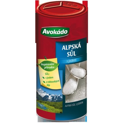 Avokádo alpská sůl s jodem 330 g – Zboží Mobilmania