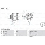 BOSCH generátor 0986080580