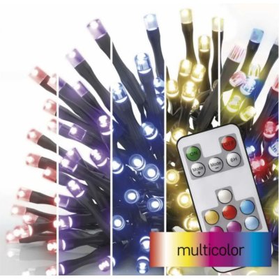 Emos D4AA04 160 LED řetěz 16 m venkovní i vnitřní RGB ovladač programy časovač – Hledejceny.cz