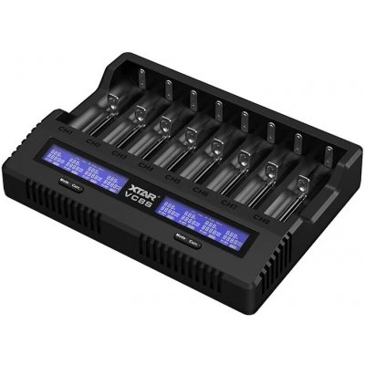 Nabíječka Xtar VC8S LCD USB pro 1 - 8 Li-Ion/Ni-MH – Zboží Živě