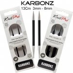 KnitPro Karbonz kruhové výměnné 13Cm Průměr jehlic: 3,5 mm – Zboží Mobilmania