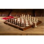 Dřevěné šachy.cz Turnajové šachy č. 5 lesklé se dvěma dámami – Zboží Mobilmania