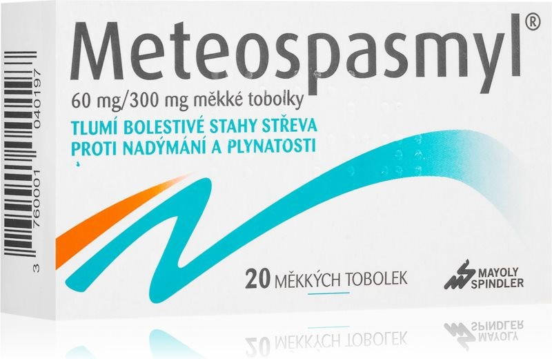 METEOSPASMYL POR 60MG/300MG CPS MOL 20
