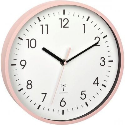 TFA Dostmann analogové nástěnné hodiny s rádiovým ovládáním, 60.3550.16, nejvyšší přesnost, – Sleviste.cz