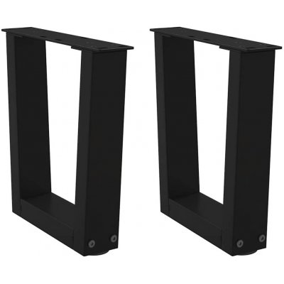 Omaxi 957697 Nohy konferenčního stolku ve tvaru V 2 ks černé 40 x 30-31,3 cm ocel – Zboží Mobilmania