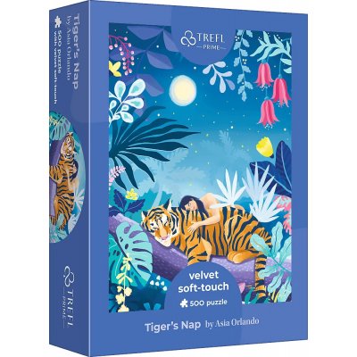 Trefl Velvet Soft-Touch 500 UFT Asia Orlando: Spící tygr – Zbozi.Blesk.cz