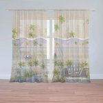 Záclony Pobřeží: 2 ks - 150x250 cm - Sablio – Hledejceny.cz