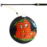 Lampion Halloween dýně 25 cm se svítící hůlkou 50 cm – Zboží Dáma