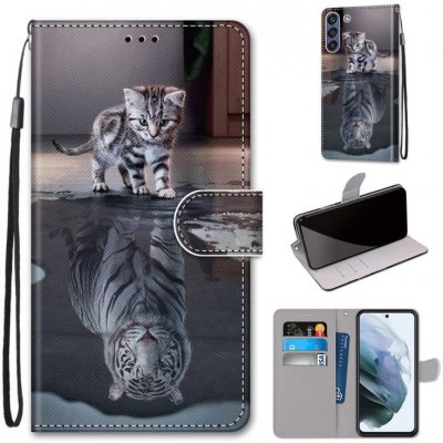 Pouzdro Trendy Cross case Malé tigr – Samsung Galaxy S21 FE