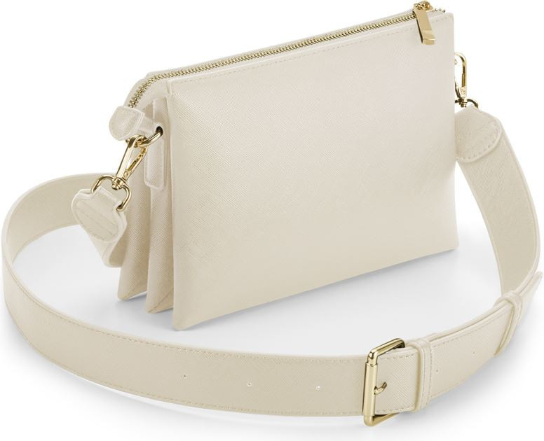 BagBase dámská kabelka přes rameno Boutique Soft Cross béžová