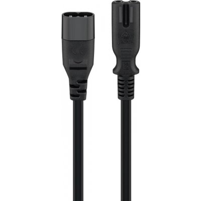PremiumCord Kabel síťový prodlužovací IEC 60320 C7>C8 230V 2m kpso2 – Sleviste.cz