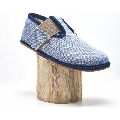 Pegres barefoot papuče BF01 modré – Zboží Dáma