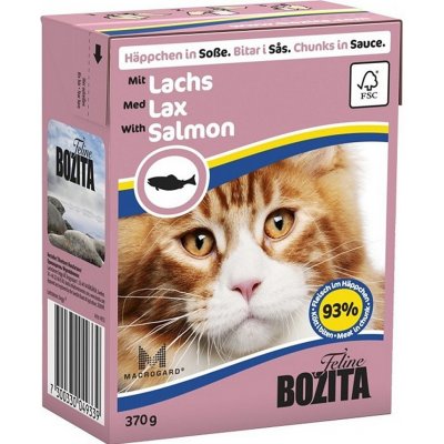 Bozita kousky masa losos v omáčce 370 g – Zboží Mobilmania