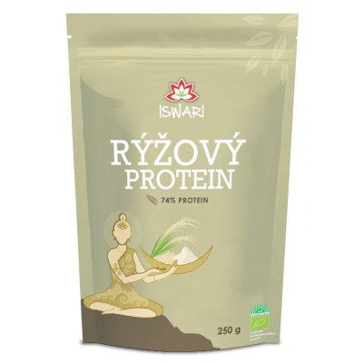 Iswari Bio rýžový protein 80 250 g – Zbozi.Blesk.cz