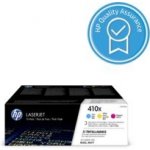 HP 410X originální tonerová kazeta azurová, purpurová, žlutá CF252XM – Zboží Živě