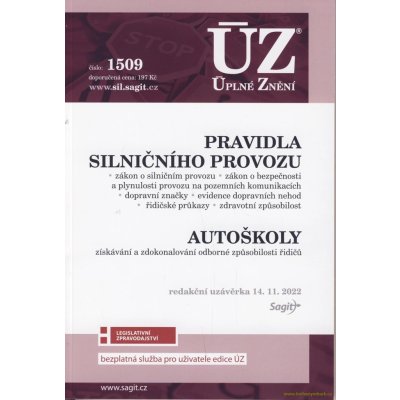 ÚZ 1509 Pravidla silničního provozu - neuveden