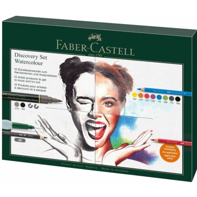 Faber Castell Discovery Set akvarelové techniky 12ks – Zbozi.Blesk.cz
