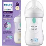 Avent Philips láhev Natural Response s ventilem AirFree medvěd 260 ml bílá – Hledejceny.cz