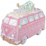 Vánoční dekorace retro minibus se stromkem Pastel Christmas Chic - 26*13*19 cm - Clayre & Eef – Hledejceny.cz