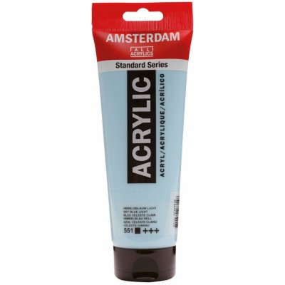 Amsterdam Standart Series akrylová barva 250 ml 551 Sky Blue – Sleviste.cz