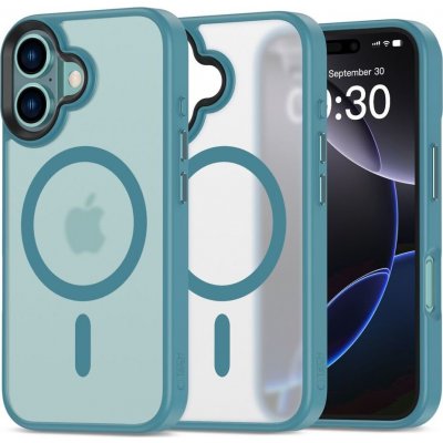 Tech-Protect Ochranný kryt na iPhone 16 - Tech-Protect, Magmat MagSafe Matte Teal – Sleviste.cz
