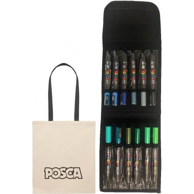 Uni Posca 3M 12 ks přírodní v pouzdře – Zboží Mobilmania