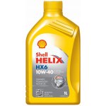 Shell Helix HX6 10W-40 1 l – Zboží Mobilmania