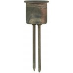 Zápich na svíčku Ib Laursen Spear 2 hroty na svíčku P.2,2 cm cínový – Zboží Dáma