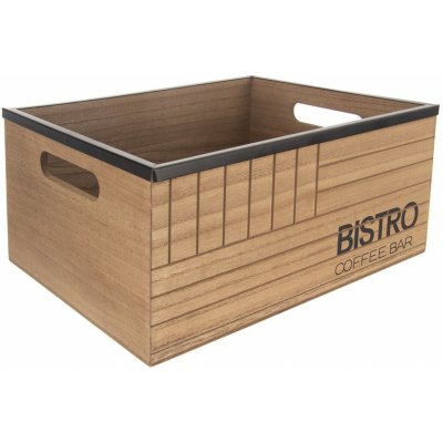 Orion Bedýnka dřevo kov Bistro 29,5x22x13,5 cm – Zboží Mobilmania