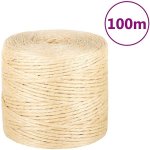 SHUMEE Provaz 100 % sisal 4 mm 100 m – Sleviste.cz